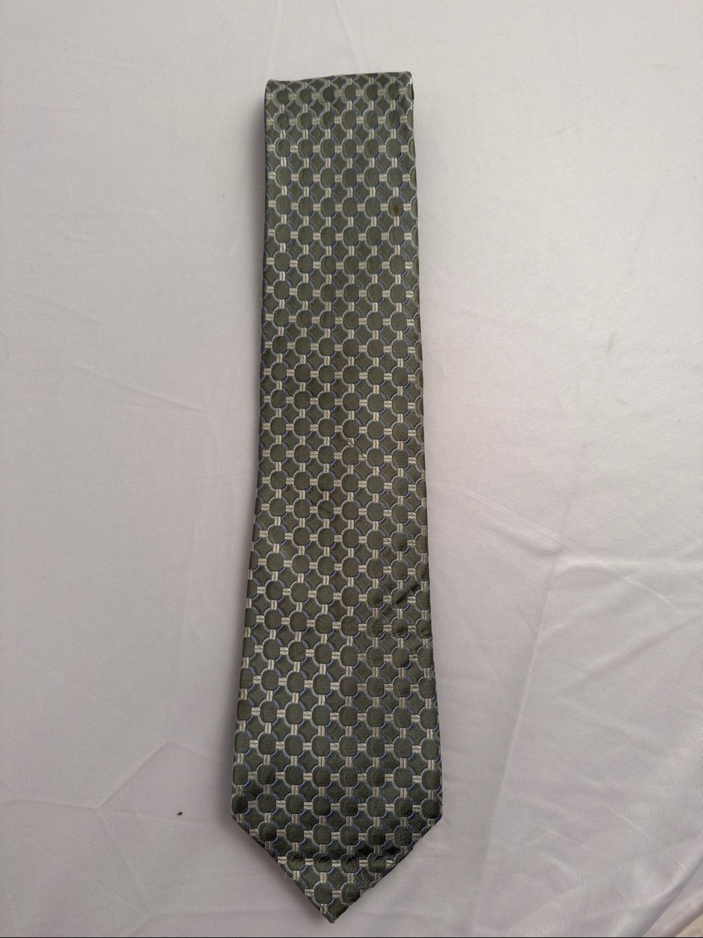 MICHAEL Michael Kors green multicolor pattern silk tie